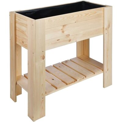 HI Hochbeet 92×41×80 cm Kiefernholz - Gartengerät HI Hochbeet 92×41×80 cm Kiefernholz - Gartengerät