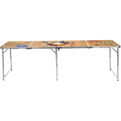 Vida XL Europe B.V. HI Mesa Plegable Beer Pong - Soporta 30 kg Vida XL Europe B.V. HI Mesa Plegable Beer Pong - Soporta 30 kg