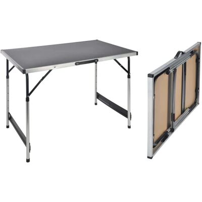 vidaXL 100x60x94 cm Aluminium Klapptisch vidaXL 100x60x94 cm Aluminium Klapptisch