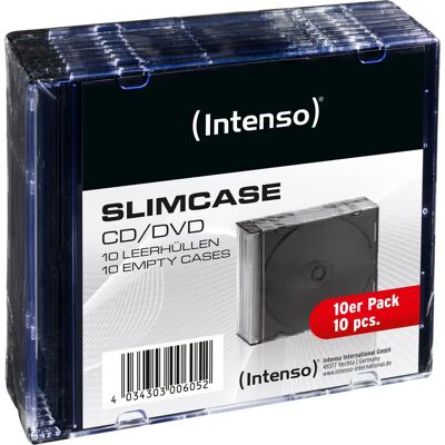 Intenso Storage Solution 10 Slim Cases - Étuis de stockage - Publicité Intenso Storage Solution 10 Slim Cases - Étuis de stockage - Publicité