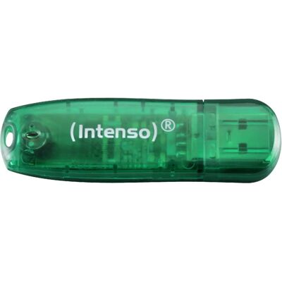 Clé USB Rainbow Line Intenso - 8 GB, Vert Clé USB Rainbow Line Intenso - 8 GB, Vert