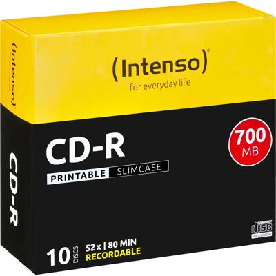 Intenso Model 1801622 - 700MB Writable Discs Pack Intenso Model 1801622 - 700MB Writable Discs Pack
