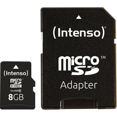 Intenso 8GB MicroSDHC Luokka 10 - Muistikortti Intenso 8GB MicroSDHC Luokka 10 - Muistikortti