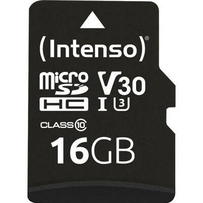 Intenso 16 GB MicroSDHC UHS-I Class 10 - Speicherkarte Intenso 16 GB MicroSDHC UHS-I Class 10 - Speicherkarte