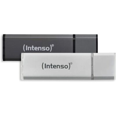 Intenso AluLine USB Laufwerk 32GB Doppelpack - USB 2.0 Intenso AluLine USB Laufwerk 32GB Doppelpack - USB 2.0