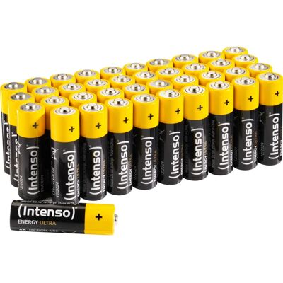 Intenso 7501520 - Energy Ultra Alkaline Batterie AA Mignon 40er-Pack - Einweg-Batterie Intenso 7501520 - Energy Ultra Alkaline Batterie AA Mignon 40er-Pack - Einweg-Batterie