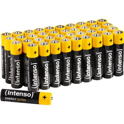Intenso 7501510 - Baterías alcalinas micro AAA Energy Ultra - Batería desechable Intenso 7501510 - Baterías alcalinas micro AAA Energy Ultra - Batería desechable