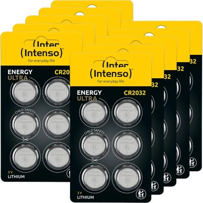 Intenso Energy Ultra CR2032 Batteri - 60 stycken Intenso Energy Ultra CR2032 Batteri - 60 stycken