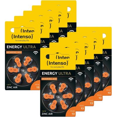 Pilas para audífonos Intenso PR48 - Zinc-Air, 60 unidades Pilas para audífonos Intenso PR48 - Zinc-Air, 60 unidades