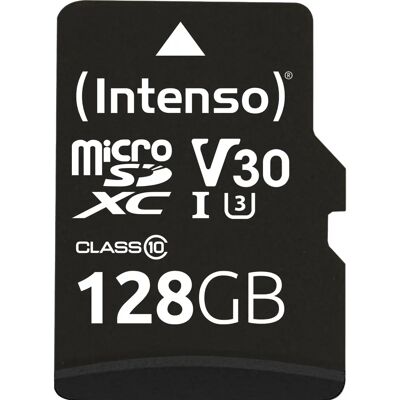 Intenso 128GB MicroSDXC UHS-I Class 10 - Speicherkarte mit Adapter Intenso 128GB MicroSDXC UHS-I Class 10 - Speicherkarte mit Adapter