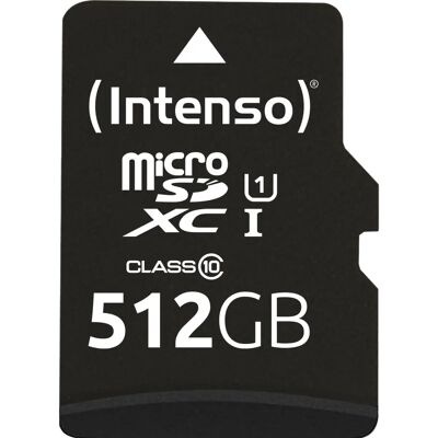 Intenso Performance microSD UHS-I - microSDXC 512GB Intenso Performance microSD UHS-I - microSDXC 512GB