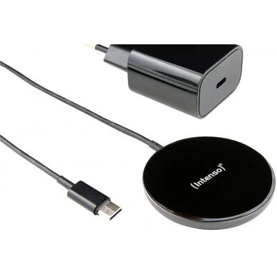Intenso MB1 Drahtloses Smartphone-Ladegerät - Schwarz - 15W Intenso MB1 Drahtloses Smartphone-Ladegerät - Schwarz - 15W