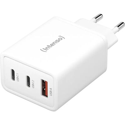 Intenso Netzadapter - 65W, USB-C & USB-A, Weiß - Ladegerät Intenso Netzadapter - 65W, USB-C & USB-A, Weiß - Ladegerät
