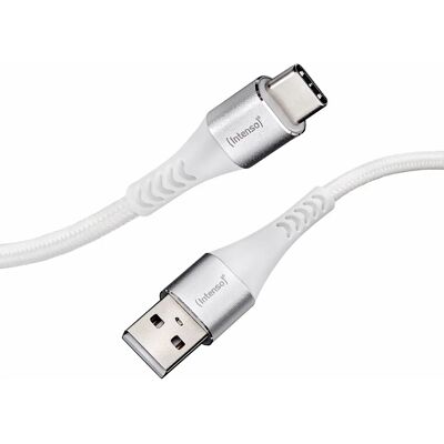 Cable USB-C a USB-A de Intenso 1,5M - Blanco - USB 2.0 Cable USB-C a USB-A de Intenso 1,5M - Blanco - USB 2.0