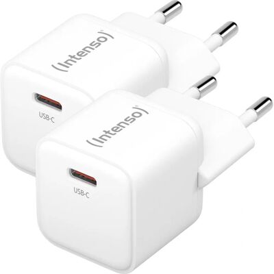 Intenso W30C Netzadapter - 30W GaN, USB-C, Weiß Intenso W30C Netzadapter - 30W GaN, USB-C, Weiß