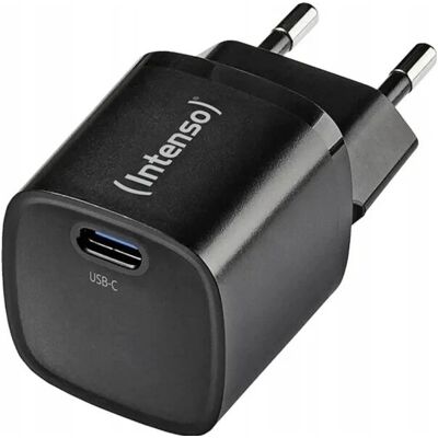 Intenso W30C² GaN Voedingsadapter - 30W, Zwart Intenso W30C² GaN Voedingsadapter - 30W, Zwart