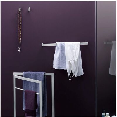 ZACK LINEA Zilveren Wandhanddoekhouder ZACK LINEA Zilveren Wandhanddoekhouder