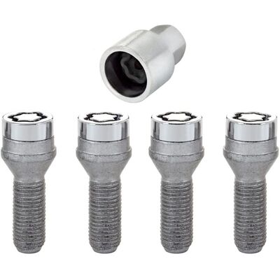 Set bulloni antifurto per ruote McGard - Conico - M14x1.50 - 31mm - SW19 Set bulloni antifurto per ruote McGard - Conico - M14x1.50 - 31mm - SW19