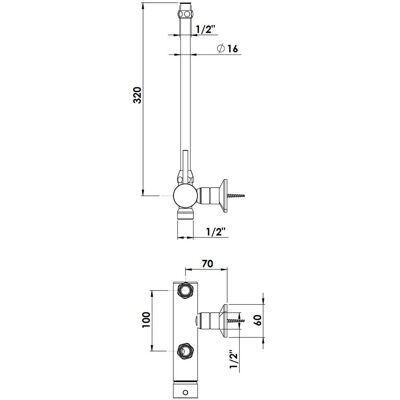 KWC 118.25.Z.286 Enkelhendelmixer Douche - Douchemixer KWC 118.25.Z.286 Enkelhendelmixer Douche - Douchemixer
