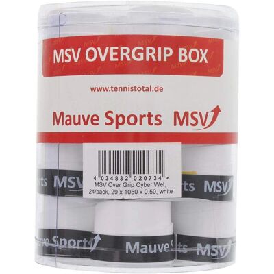 MSV Tennis Overgrip Weiß - Schweißabsorbierend, Rutschfest - Komfortabel - Für Hobbyspieler MSV Tennis Overgrip Weiß - Schweißabsorbierend, Rutschfest - Komfortabel - Für Hobbyspieler