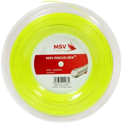MSV Focus Hex 200 m - Encordado de Tenis con Efecto MSV Focus Hex 200 m - Encordado de Tenis con Efecto