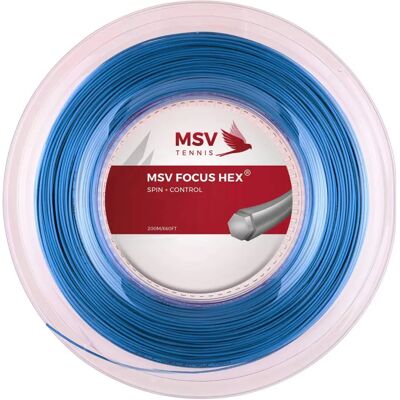 MSV Focus Hex - Türkisblau - 1.27 mm Tennissaiten MSV Focus Hex - Türkisblau - 1.27 mm Tennissaiten