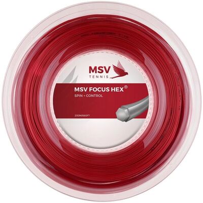 MSV Focus Hex 200m - Red Tennis String MSV Focus Hex 200m - Red Tennis String