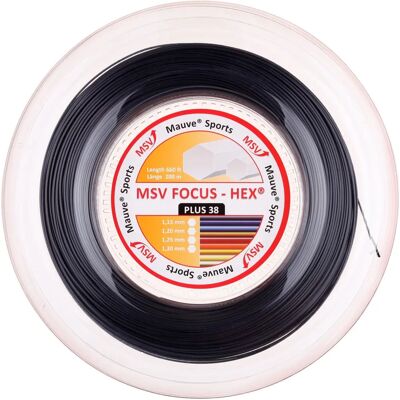 MSV Focus Hex Plus 38 Tennissaiten - Hochspannung, 200m MSV Focus Hex Plus 38 Tennissaiten - Hochspannung, 200m