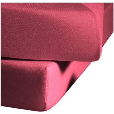 FLEURESSE Ines Lila Jersey Spannbettlaken - Bettlaken FLEURESSE Ines Lila Jersey Spannbettlaken - Bettlaken
