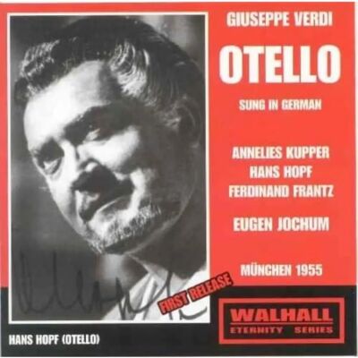 Walhall Otello - Hopf 2 Discs 2006 - Music CD Walhall Otello - Hopf 2 Discs 2006 - Music CD
