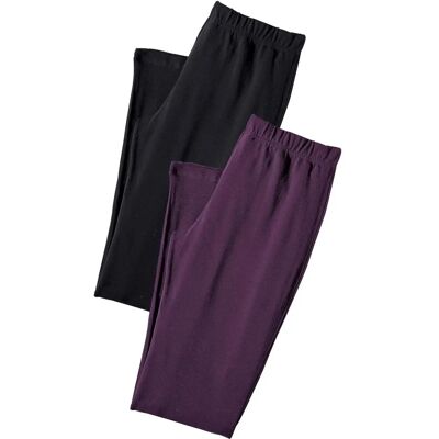 Vivance 56/58 Lila Baumwolle-Polyester Leggings - Leggings Vivance 56/58 Lila Baumwolle-Polyester Leggings - Leggings