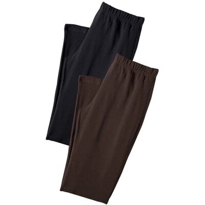 VIVANCE ACTIVE Modell 36/38 - Leggings - Braun & Schwarz - Basic Loungewear VIVANCE ACTIVE Modell 36/38 - Leggings - Braun & Schwarz - Basic Loungewear