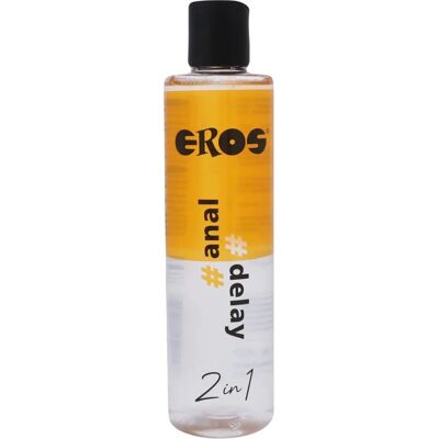 Gel lubrificante a base d'acqua Eros 2in1 - Anal & Delay - 250ml Gel lubrificante a base d'acqua Eros 2in1 - Anal & Delay - 250ml