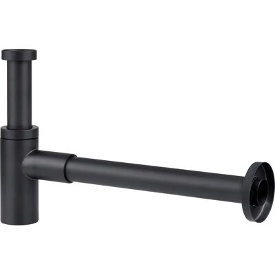 CORNAT Siphon Tassen - Geruchsverschluss Metall, Schwarz - Bad Siphon CORNAT Siphon Tassen - Geruchsverschluss Metall, Schwarz - Bad Siphon
