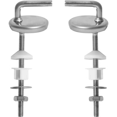 Kit de fixation pour siège WC Conmetall - Acier inoxydable, compatible Cornat - Publicité Kit de fixation pour siège WC Conmetall - Acier inoxydable, compatible Cornat - Publicité