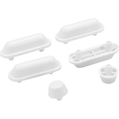 CORNAT - Molinos Decor Modena - bianco - set cuscinetti sedile wc CORNAT - Molinos Decor Modena - bianco - set cuscinetti sedile wc