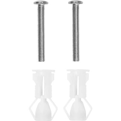 CORNAT TEC365085 - Kit de fixation universel pour siège WC - Acier inoxydable & plastique - Publicité CORNAT TEC365085 - Kit de fixation universel pour siège WC - Acier inoxydable & plastique - Publicité