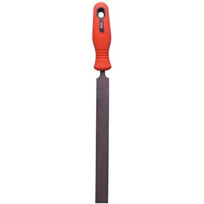 Madidef Modello N.2 Lima piatta per metallo - 200mm - Manico rosso Madidef Modello N.2 Lima piatta per metallo - 200mm - Manico rosso