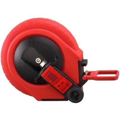 Metro a nastro CONNEX - Custodia in plastica ABS resistente agli urti, 10m, Rosso - Metro a nastro Metro a nastro CONNEX - Custodia in plastica ABS resistente agli urti, 10m, Rosso - Metro a nastro