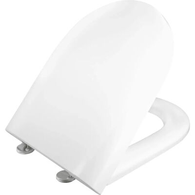 CORNAT Toilet Seat - Duroplast, White, 38x47 cm - Toilet Seat CORNAT Toilet Seat - Duroplast, White, 38x47 cm - Toilet Seat