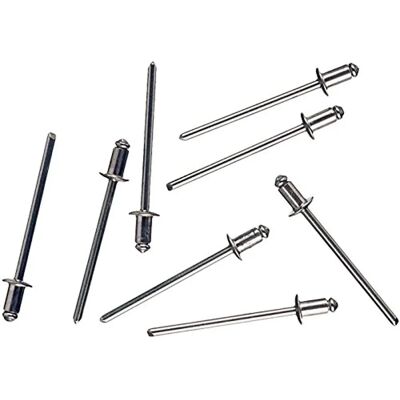 MAX-POWER Rivetti - Alluminio 4x6mm - 50 pz - Rivetti ciechi MAX-POWER Rivetti - Alluminio 4x6mm - 50 pz - Rivetti ciechi