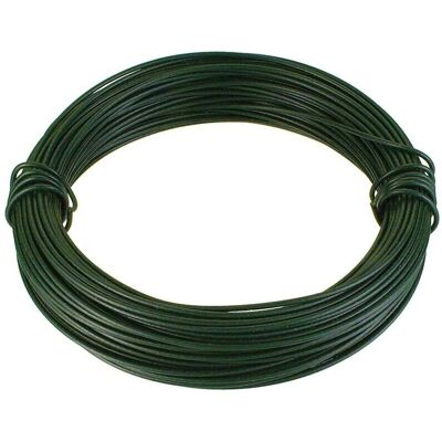MASIDEF Gepantserd zinkstaaldraad - PVC-coating 2mm - 25m - draad MASIDEF Gepantserd zinkstaaldraad - PVC-coating 2mm - 25m - draad