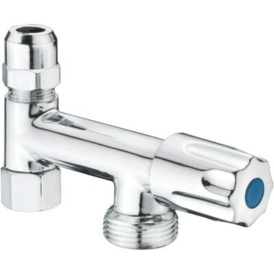 Conmetall Eckfix Chrome Valve - Connects Dishwasher Conmetall Eckfix Chrome Valve - Connects Dishwasher