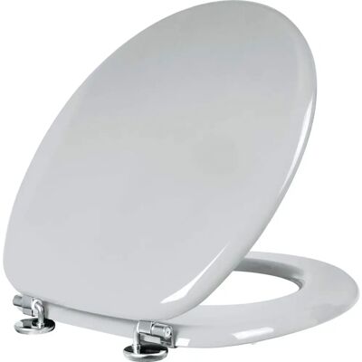 CORNAT Modena WC Seat - Oval, 37x46.5cm, Wooden, Stainless Hinges CORNAT Modena WC Seat - Oval, 37x46.5cm, Wooden, Stainless Hinges