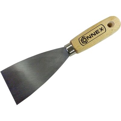 Faca de pintor Connex COX880560 - Lâmina 60mm, Aço, Mão de madeira Faca de pintor Connex COX880560 - Lâmina 60mm, Aço, Mão de madeira