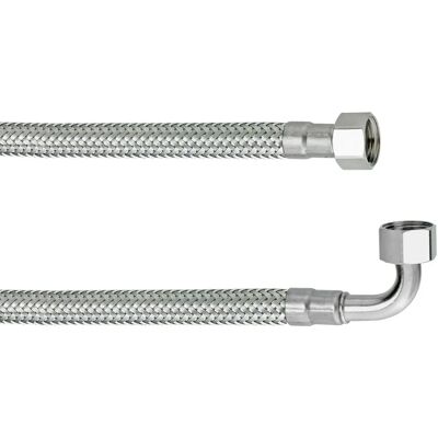 Manguera flexible de conexión Conmetall - 3/8 pulgadas x 3/8 pulgadas, 150 cm Manguera flexible de conexión Conmetall - 3/8 pulgadas x 3/8 pulgadas, 150 cm