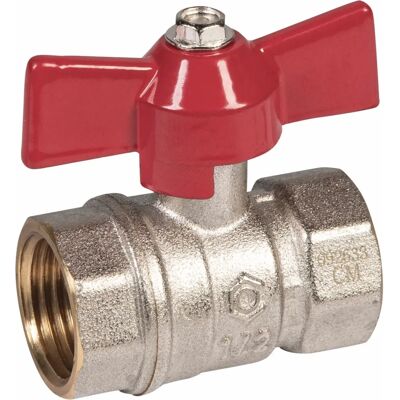 Conmetall Bollenventiel - Vleugelhandvat - Binnenste schroefdraad - -20°C tot +110°C - 25 bar Conmetall Bollenventiel - Vleugelhandvat - Binnenste schroefdraad - -20°C tot +110°C - 25 bar