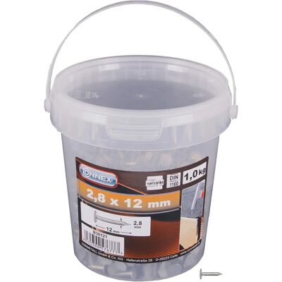 Connex B30121 Zinknagels - 2,8x12mm - 1kg - Nieten Connex B30121 Zinknagels - 2,8x12mm - 1kg - Nieten