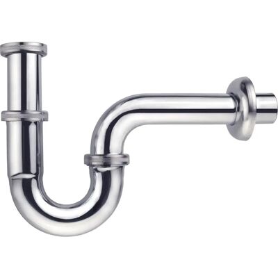 Cornat Sifón Tubo Antiluk para Lavabo - 1 1/4``, 120 mm, Cromo Multicolor - Sifón Cornat Sifón Tubo Antiluk para Lavabo - 1 1/4``, 120 mm, Cromo Multicolor - Sifón