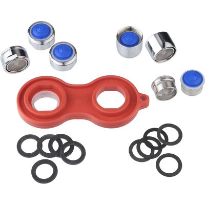 Set aeratori eco MADIDEF da 18 pezzi con chiave Set aeratori eco MADIDEF da 18 pezzi con chiave